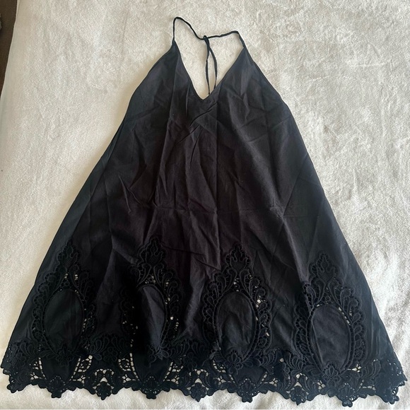 Free People Easy Livin Boho Slip Lace Hem - Picture 2 of 6